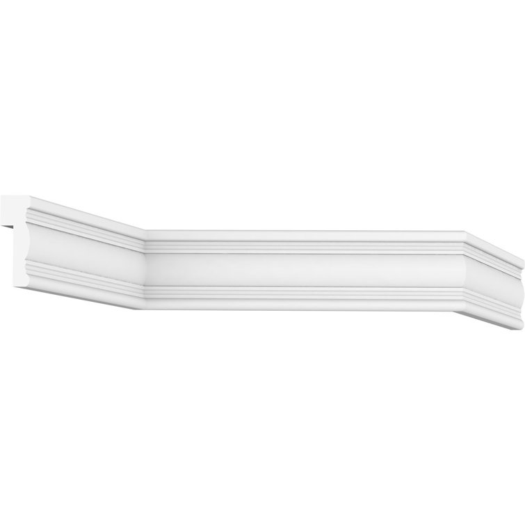 PCI Enterprises PVC Decorative Wainscot Cap 3"H x 96"W x 1"D Moulding
